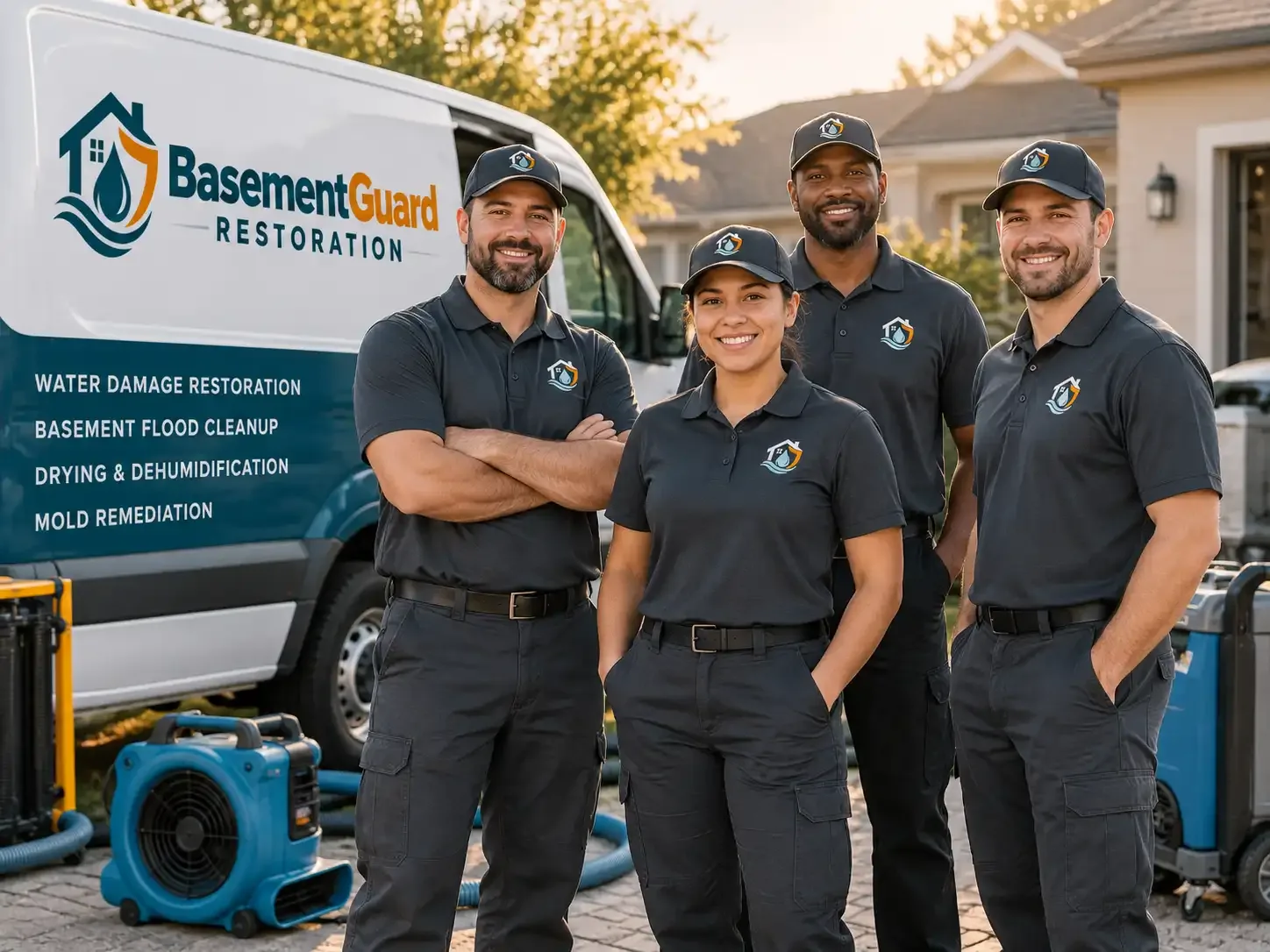 Basement Water Damage Restoration company in Kellnersville, WI